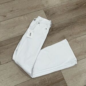 KanCan Women's Flare White Jeans